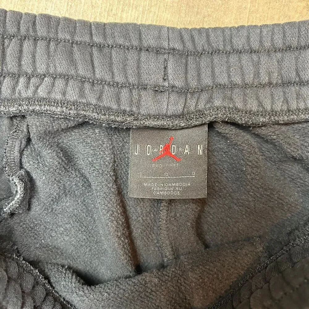 Jordan Men's Black Joggers-tracksuits